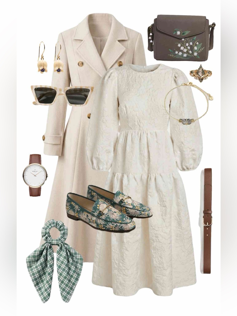 Sister Jane Bale jacquard midi dress